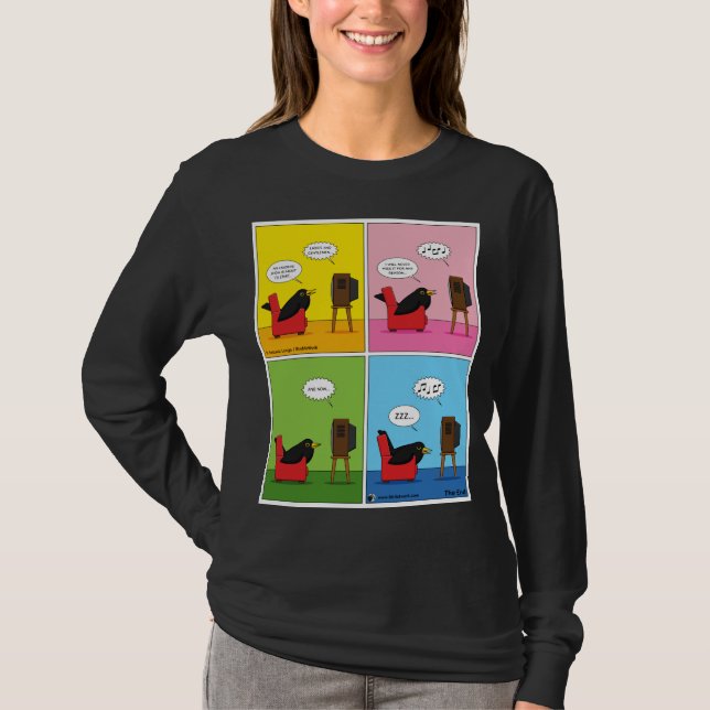 I Will Never Sleep Comic T-Shirt (Front)
