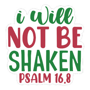 I will not br shaken Palms 16.9 T-Shirt