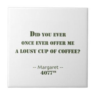 I Will Not Carry a Gun Tile