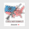 I Will Not Comply American Flag AR15