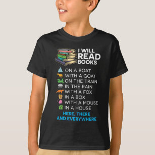 I will read books on a boat and everywhere reading T-Shirt