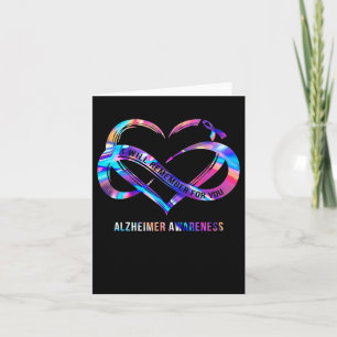 I Will Remember For You Heimerheimer Awareness Card