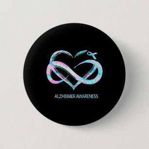 I Will Remember For You Heimerheimer Awareness Cut 2 Inch Round Button
