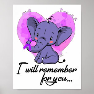 I Will Remember For You - Heimerheimer Poster