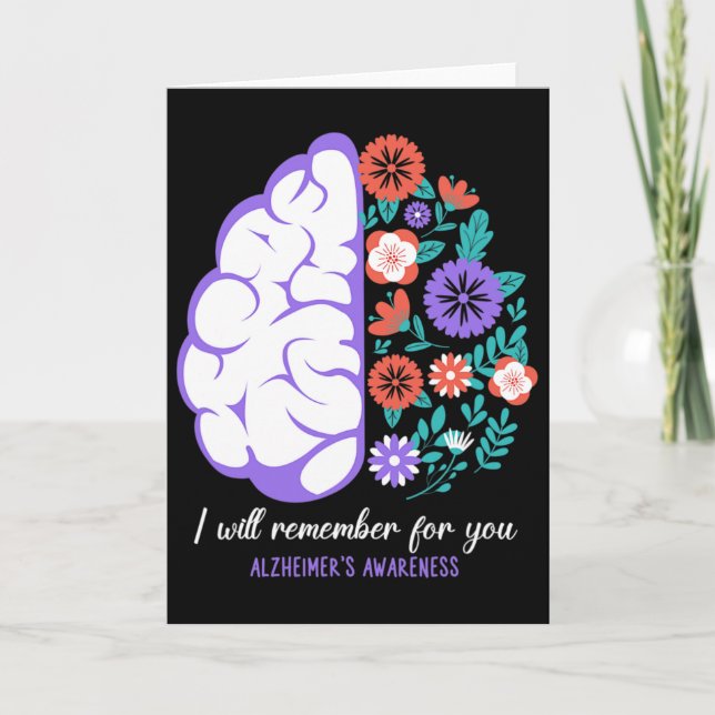 I Will Remember For You Heimerheimer's Awareness B Card (Front)