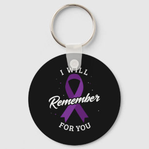 I Will Remember For You Heimerheimer's Disease Hei Keychain