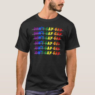 I Will Say Gay Protect Trans Kids Lgbt Pride Rainb T-Shirt