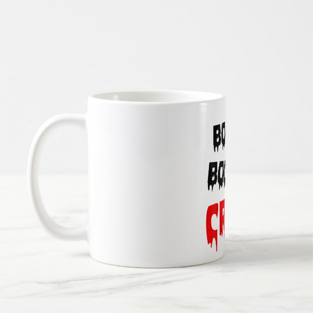 I Will Stab You Funny Ghost Nurse Halloween Nursin Coffee Mug (Left)