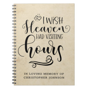 I Wish Heaven Had... Grief Keepsake Journal
