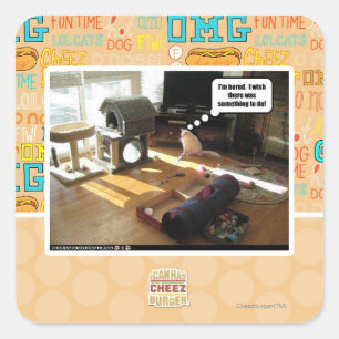 I wish there was something to do square sticker