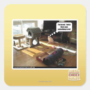 I wish there was something to do square sticker