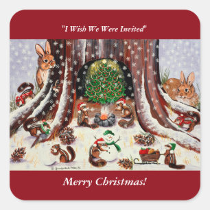 I Wish We Were Invited Sticker