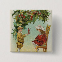 I WIsh You a Merry Christmas - vintage postcard