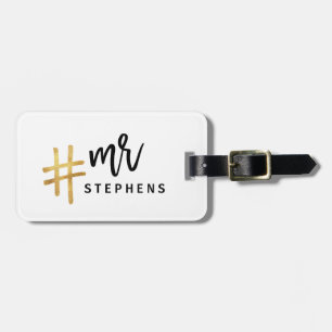 I woke up like this #married! MR Luggage Tag
