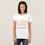 I woke up like this #MRS... T-Shirt<br><div class="desc">I woke up like this #married! A fun,  modern graphic typography design. A modern # instagram insta hashtag you will be wearing this t-shirt long after the honeymoon. Part of a collection.</div>