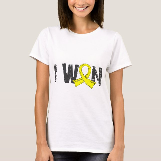 I Won Bladder Cancer T-Shirt (Front)
