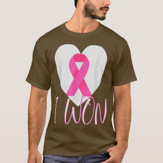 I won Survivor Breast Cancer Awareness T-Shirt