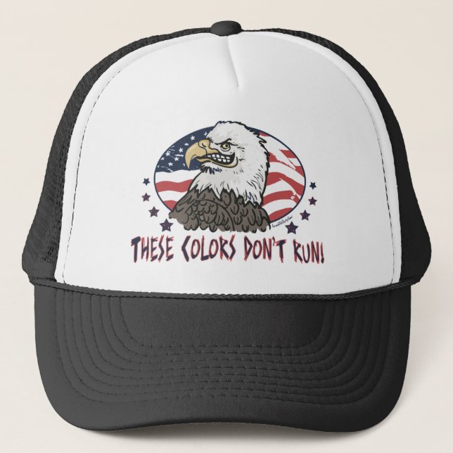 I won't apologize for being American Eagle Trucker Hat (Front)