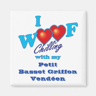 I Woof Petit Basset Griffon Vendeen Magnet