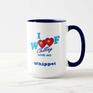 I Woof Whippet Mug