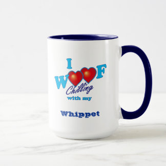 I Woof Whippet Mug