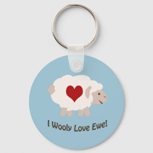 I Wooly Love You! Keychain