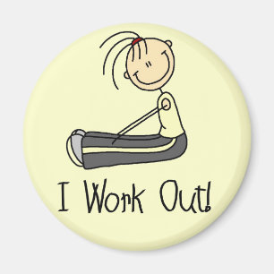 I Work Out Tshirts and Gifts Magnet
