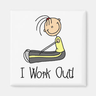I Work Out Tshirts and Gifts Magnet