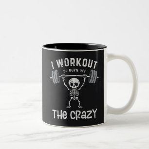 I Workout To Burn Off The Crazy Two-Tone Coffee Mug