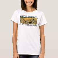 I Would Rather be African Safari Rhino Reeds