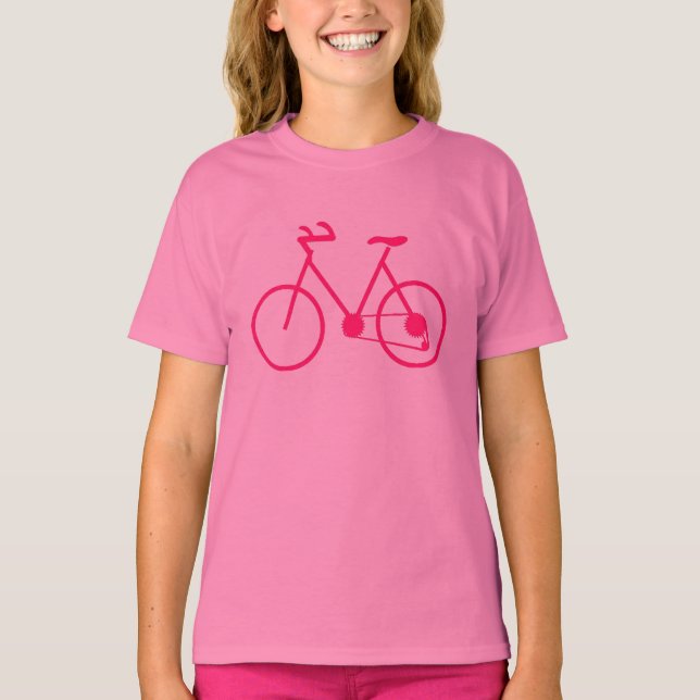 I would rather be Biking T-Shirt (Front)