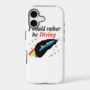 I WOULD RATHER BE DIVING DIVER GIRL DESIGN