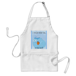 I would rather be..., in the lake! standard apron
