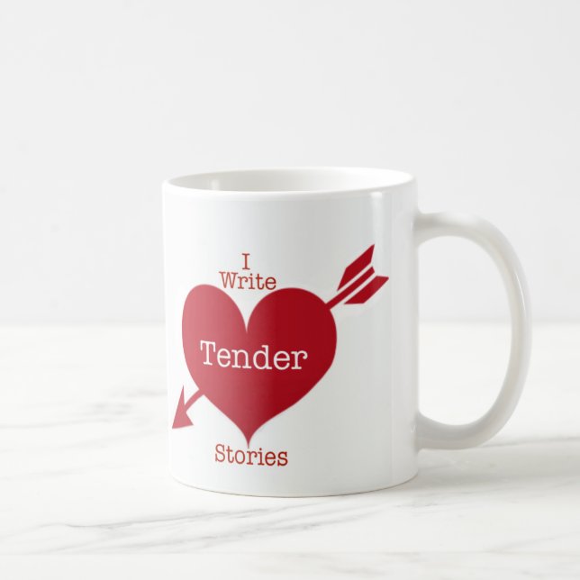 I Write Tender Stories Coffee Mug (Right)