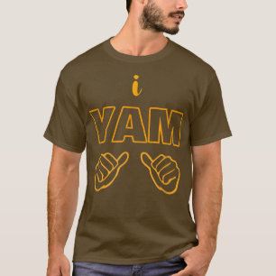 I Yam She's My Sweet Potato Thanksgiving Matching  T-Shirt