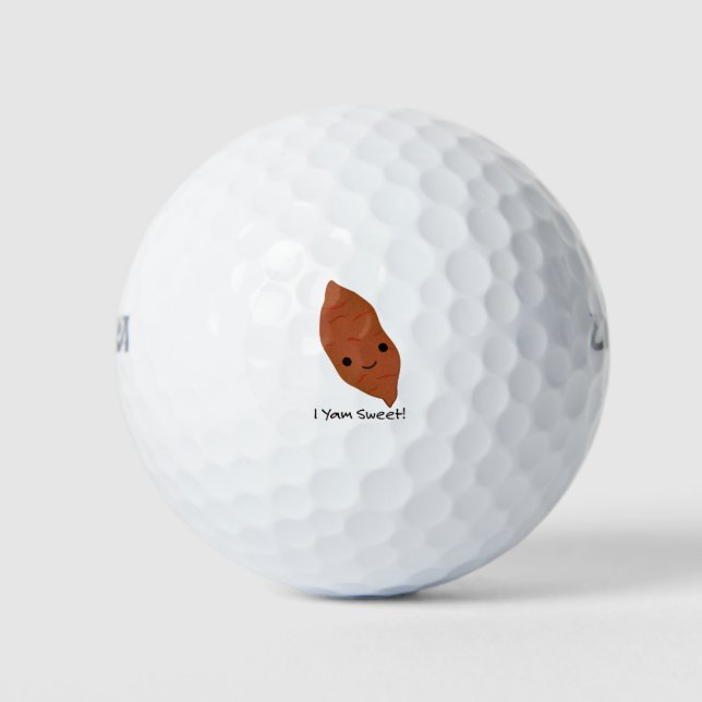 I Yam Sweet Potato Golf Balls (Front)