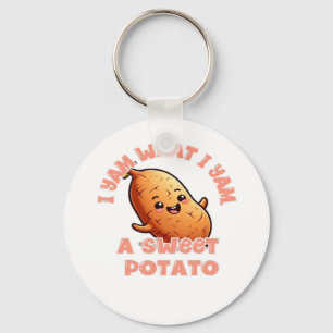 I Yam What I Yam, A Sweet Potato Classic Keychain