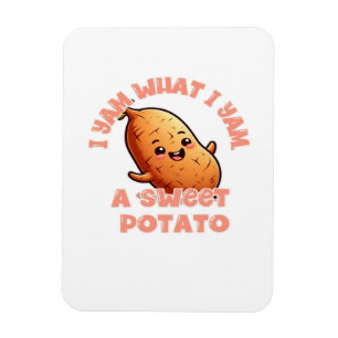 I Yam What I Yam, A Sweet Potato Classic Magnet