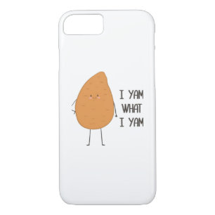 I Yam What I Yam! Awesome Yam Vegetable Pun Case-Mate iPhone Case