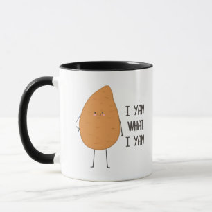 I Yam What I Yam! Awesome Yam Vegetable Pun Mug