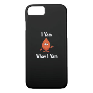 I Yam What I Yam Basic Design For Thanksgiving Case-Mate iPhone Case