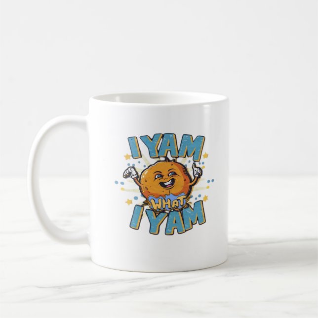 I Yam What I Yam Classic Design For Thanksgiving  Coffee Mug (Left)