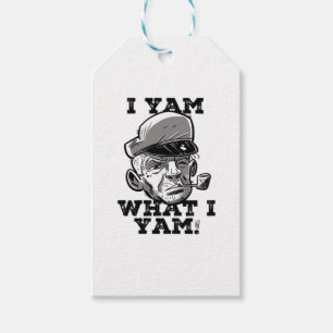I Yam What I Yam Classic Meme Design Gift Tags