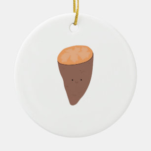 I Yam What I Yam Classic Trendy Quote Ceramic Ornament