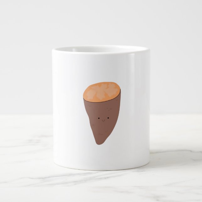 I Yam What I Yam Classic Trendy Quote Large Coffee Mug (Front)