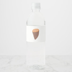 I Yam What I Yam Classic Trendy Quote Water Bottle Label