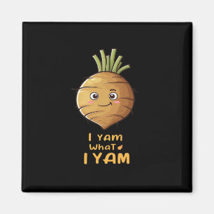 I Yam What I Yam Cute And Cosy Autumn Design Class Magnet