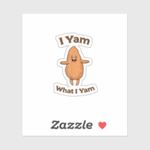 I Yam What I Yam Dancing Sweet Potato Festive