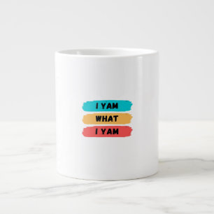 I Yam What I Yam Funny Classic Large Coffee Mug