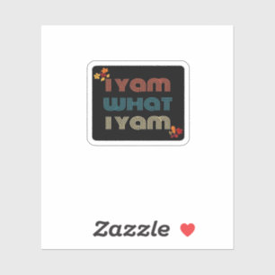 I Yam What I Yam Funny Fall Design Classic Meme Qu